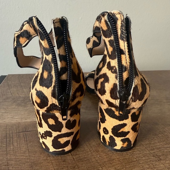INC Leopard Print Block Heel Sandals - Picture 4 of 6